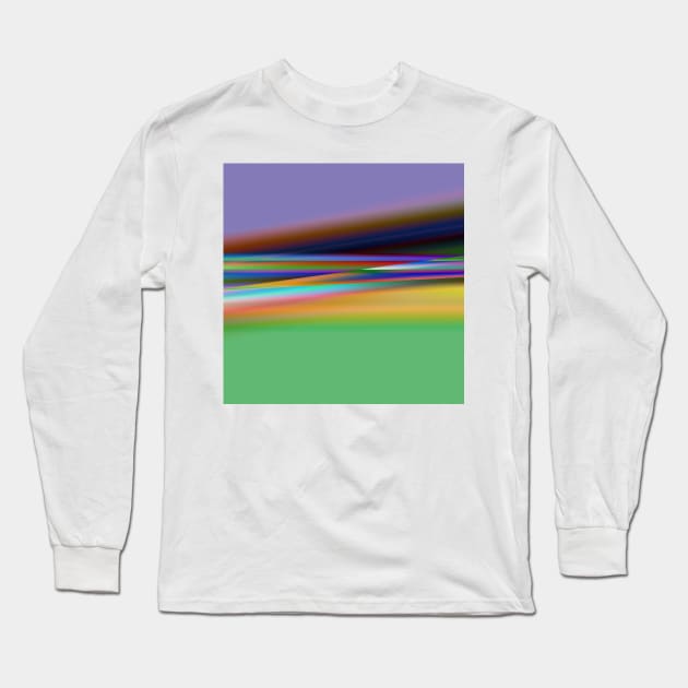 red blue green texture art Long Sleeve T-Shirt by Artistic_st